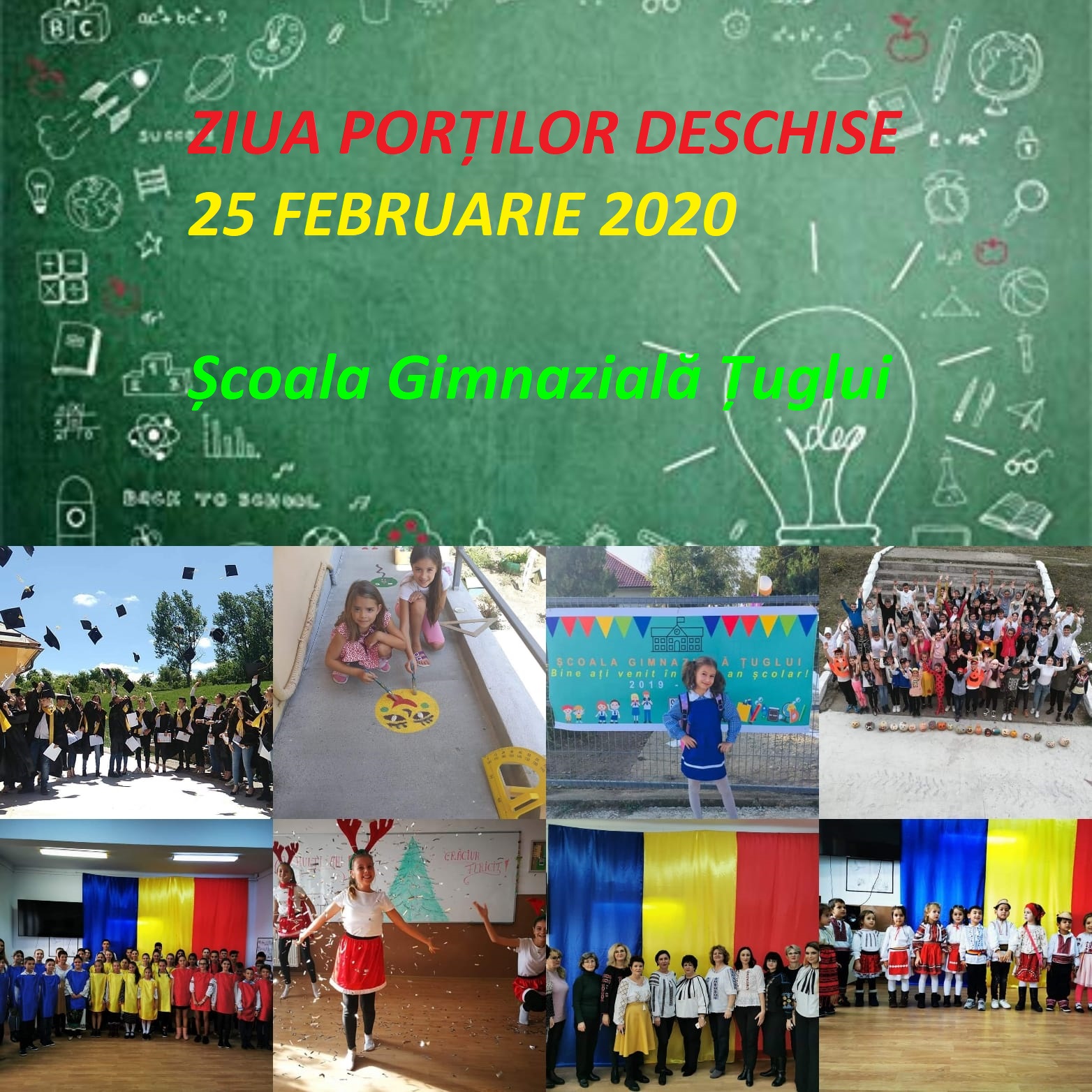 afiș ziua porților deschise