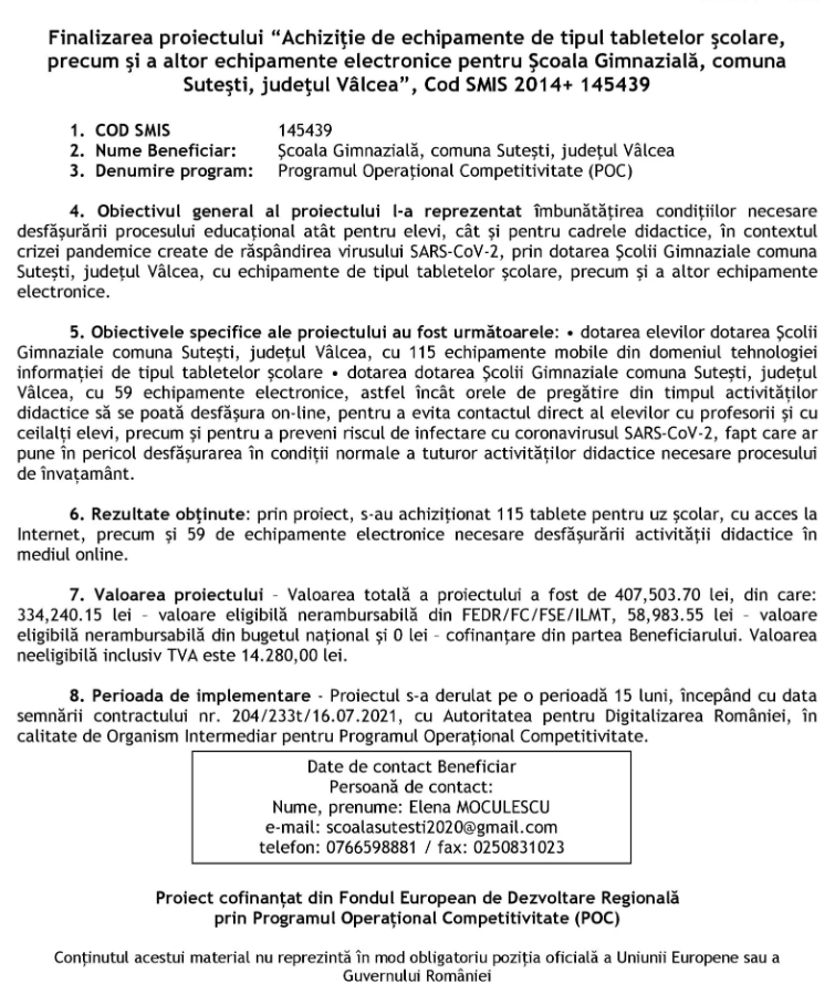 Pr. ach. echipamente scolare 2